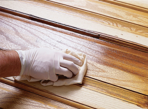 Wiping Excess Stain
